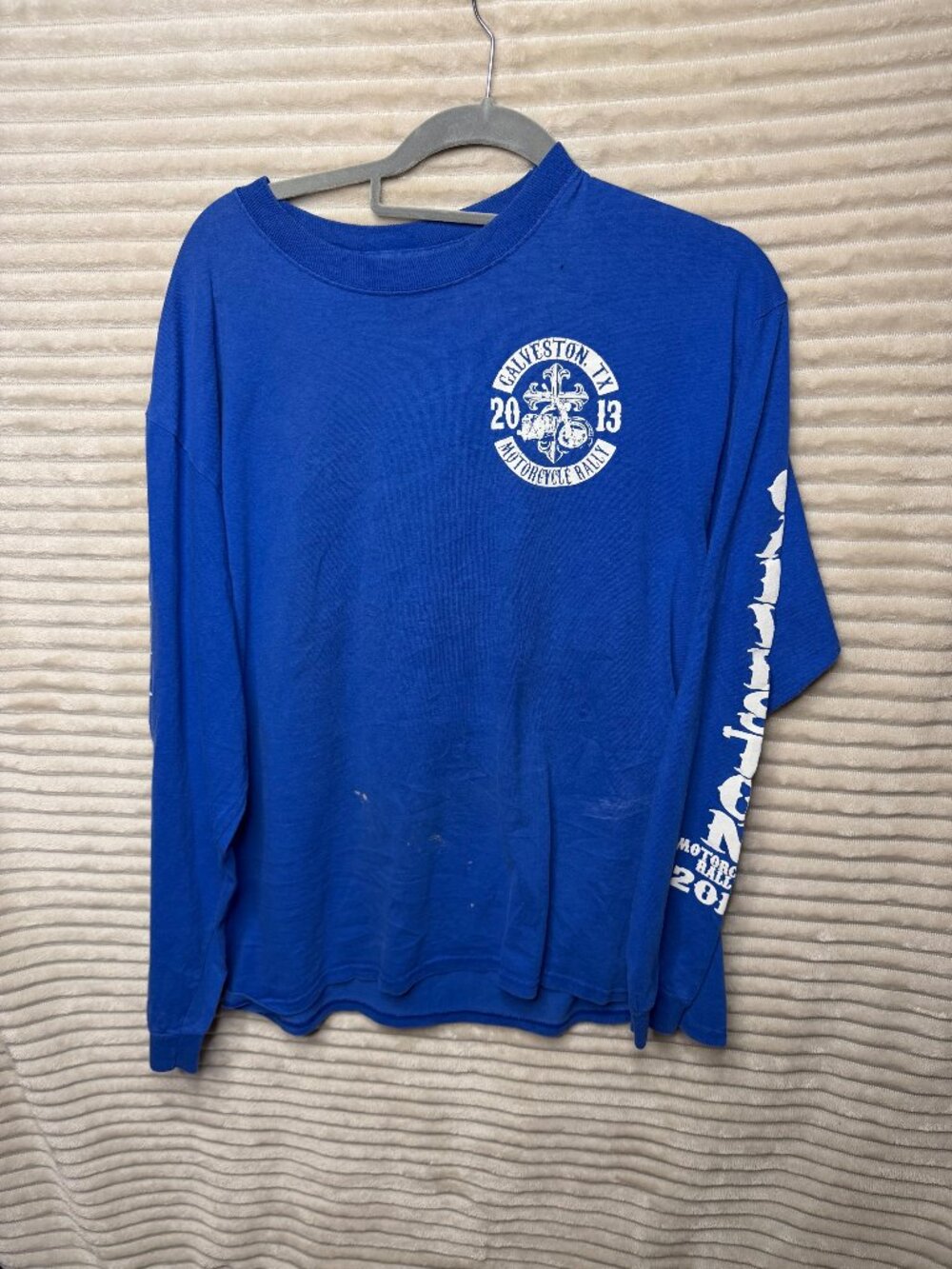2013 Galveston TX Motorcycle Rally Long Sleeve Shirt